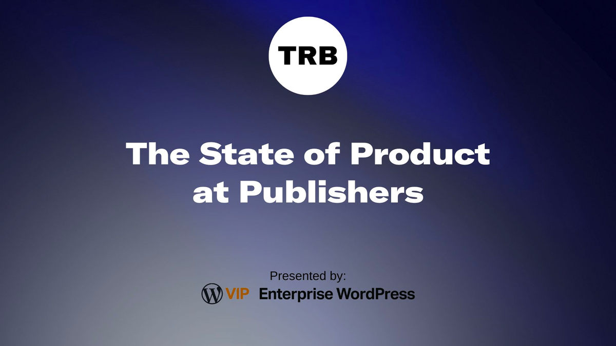 The state of product at publishers